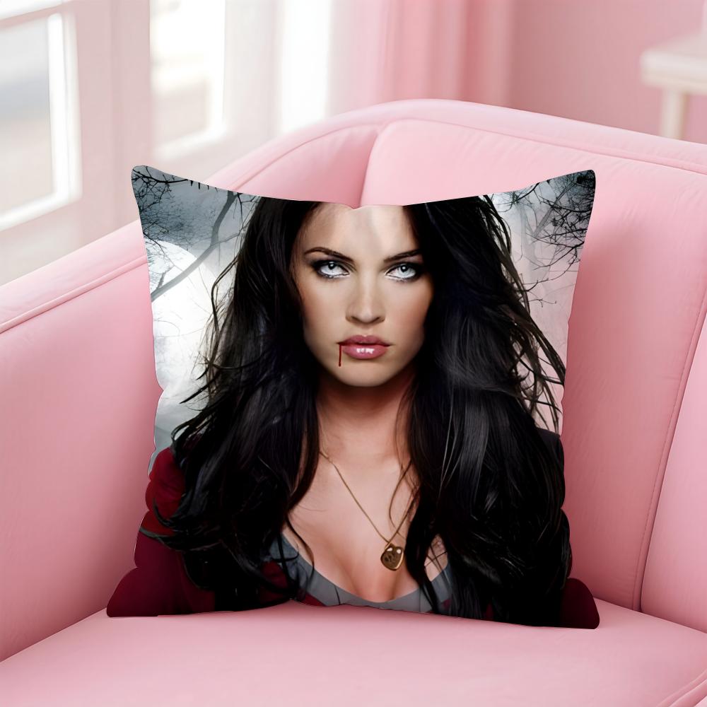 Dark American Movie JJennifers Body Cushion Cover Pillow Case Soft Skin Friendly Fabric Concealed Zipper