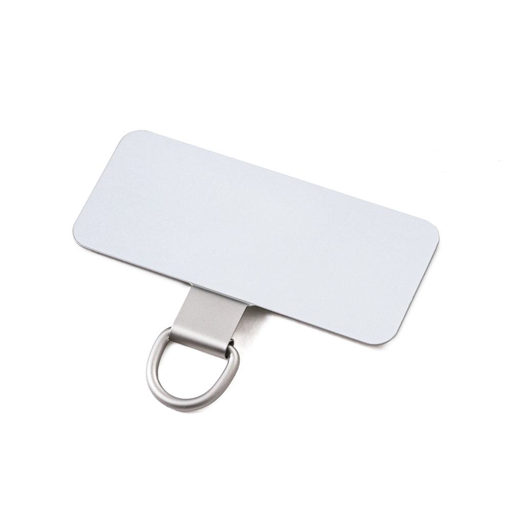 Stainless Steel Mobile Phone Lanyard Clip with Ultra-Thin Protective Film for Outdoor Sports.