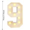 0-9 Numbers Giant Birthday Figure Light Up Balloons Balloon Filling Box  Anniversary Decor