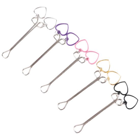 Yousheng Breast Clamp Comfortable Long Lifespan Metal Love Heart Shape Breast Clip for Couple