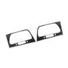 2Pcs Carbon Fiber Front Side Air Outlet Cover Trim For Honda CRV CR-V 2012-2014