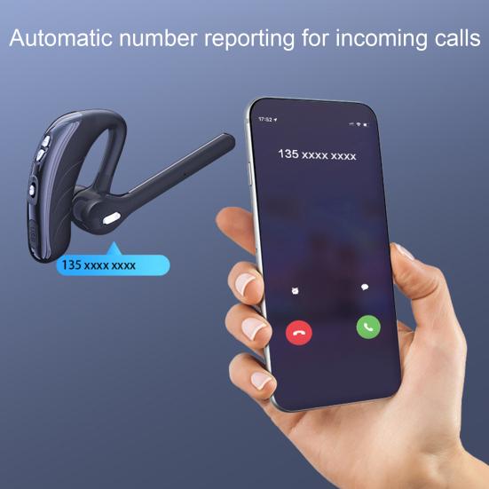 P13S Bluetooth 5.1 sluchátkový háček s potlačením hluku Bezdrátové hovory Hudební sluchátka s mikrofonem pro firmy