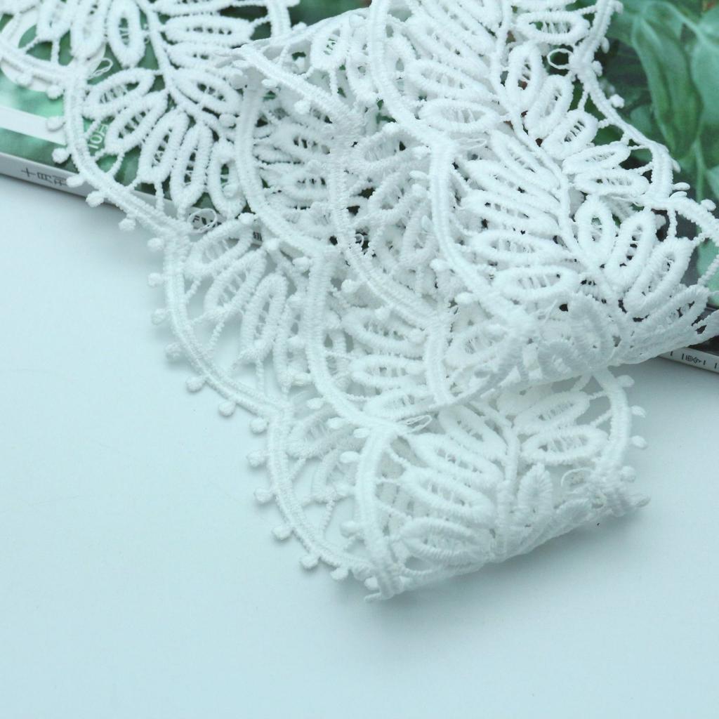 New Water-Soluble Lace Milk Silk Accessories Fine Lace Cotton Thread Skirt Underwear Clothing Embroidery Lace