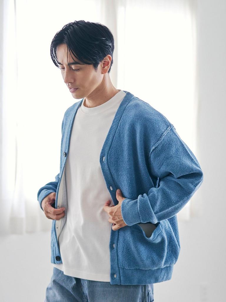 Cohen Soft Touch Mole Knit Cardigan 75376000000 1990 DK.GRAY(19) XL