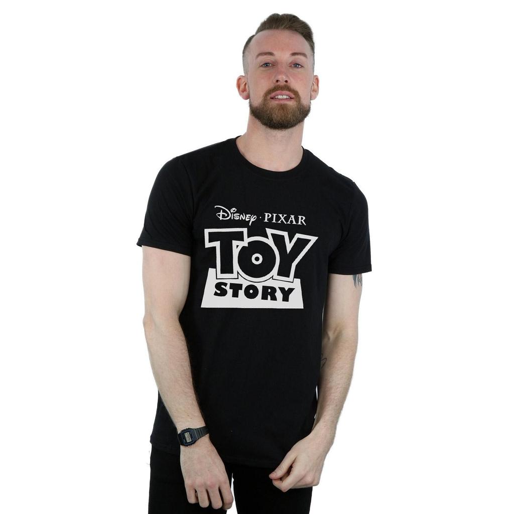 Disney Mens Toy Story Logo Outline T-Shirt