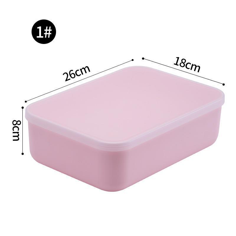 

Пластиковая коробка для хранения игрушек, украшений, мелочей и одежды с розовой кружевной крышкой 4L with lid розовый