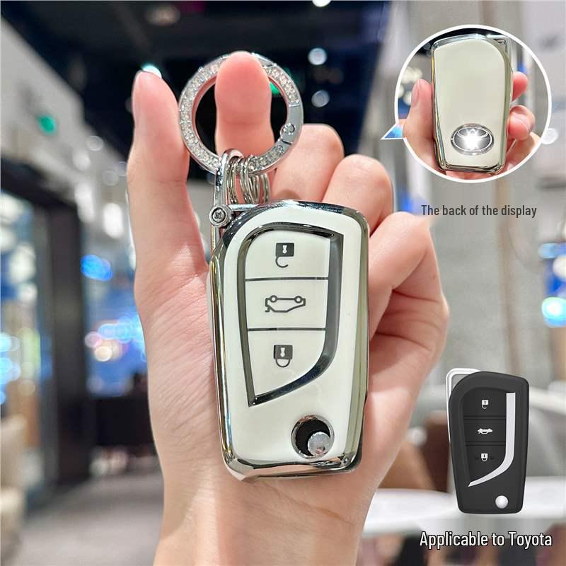 Toyota Key Cover for Corolla, RAV4, Camry, Vios, Highlander, Asia Dragon, Velanda