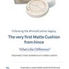 hince - Second Skin Mesh Matte Cushion - 4 Colors