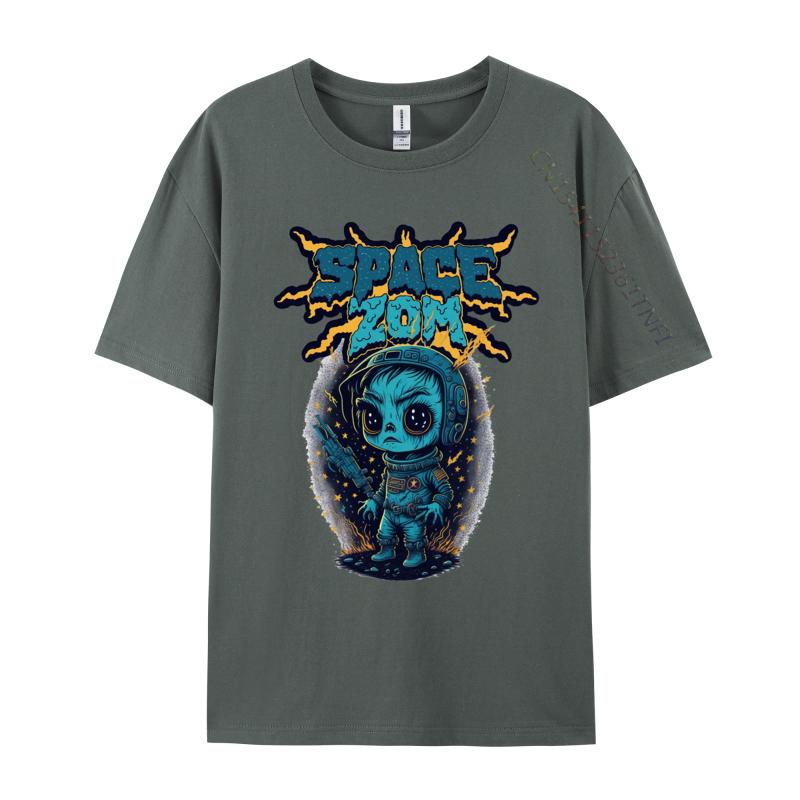 Space Zom TShirt For Men Soft Leisure Tees T Shirt Trendy Fast Ship Anime Printed TShirts Mens Graphic Tshirts