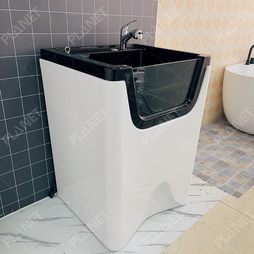 Large Dog Grooming Spa Tub Large Size Freestanding Acrylic Pet Bathtub