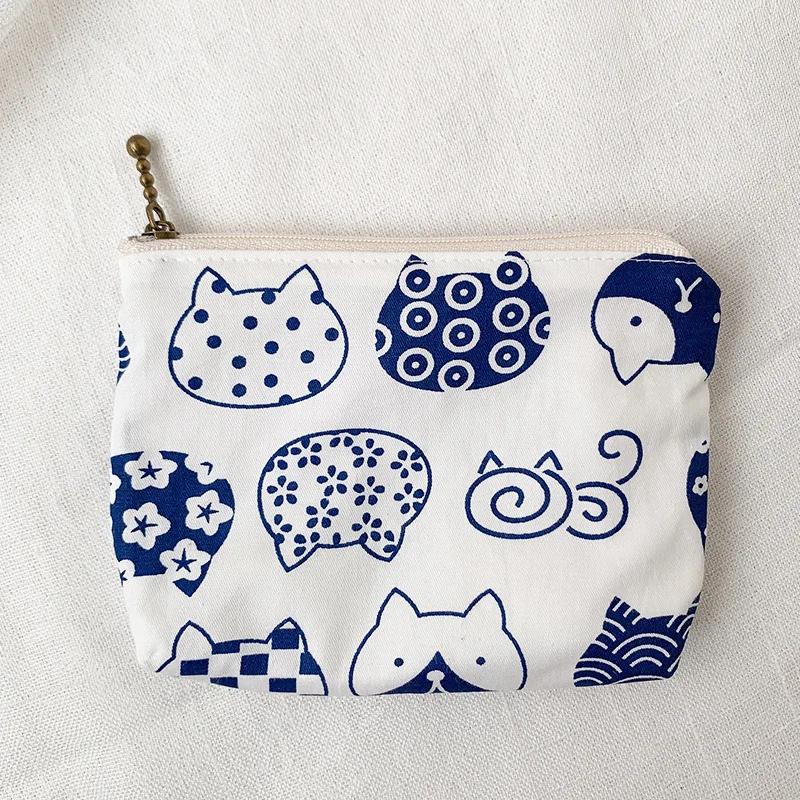 Cute Flower Fruit Printing Coin Purses Women Credit Card Holder Mini Wallet Coin Pouch Clutch Key Coin Money Bags for Girls