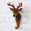 Retro Animal Head Key Hook Up 3D Hat Hanging Rack Creativity Clothes Hook Rack  Wall/Door Decor