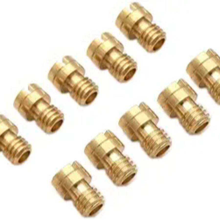4mm Jet 10X Round Head Main for 50cc 139QMB Scooter Carb PZ19 70-92 70,72,75,78,