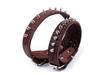 Set di Decorazioni per Giacca Punk Nera in Pelle con Borchie e Collare - 270 PZ