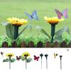 Solar Dancing Garden Stake Outdoor Decor Butterfly Stakes, Garden Butterfly