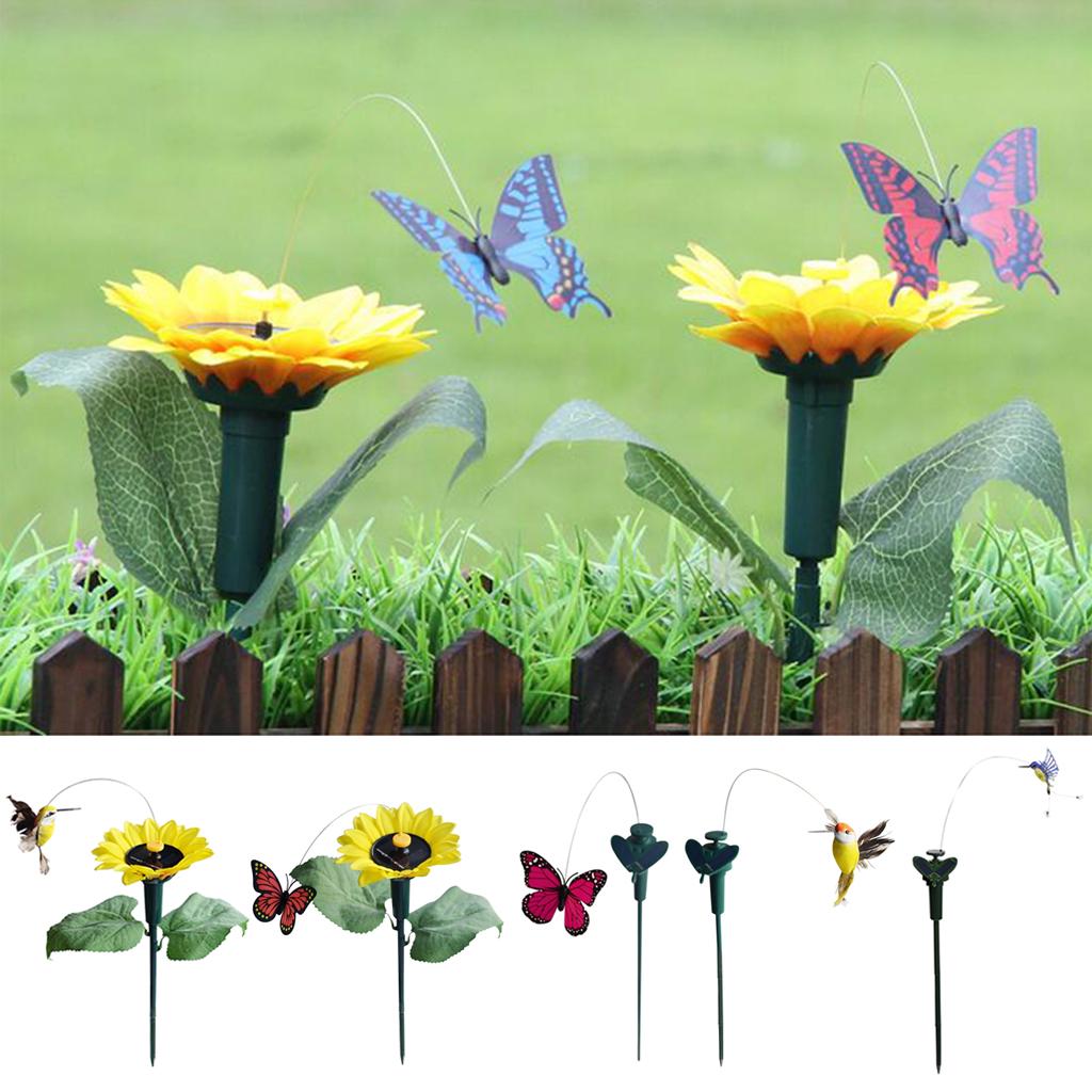 Solar Dancing Garden Stake Outdoor Decor Butterfly Stakes, Garden Butterfly