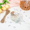 CYCLI-Handmade With Love 200Pcs White Paper Gift Labels, For Home Crafts, Candles Tins, Weddings With 1.2" Round Tags& Twine Str