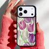 Tulips Flower Spring Phone Case for iPhone 17 Air 16e 15 14 13 Pro Max Back Cover for 12 11 Pro Coque