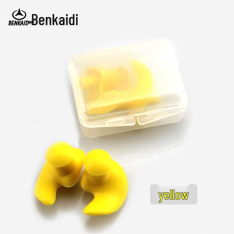 Ultra-Soft Silicone Spiral Swimming Earplugs with Noise Reduction and Waterproof Protection