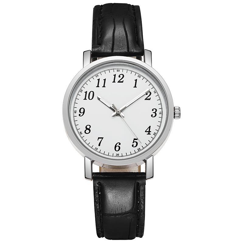 New Couples Watches Leather Strap Minimalist Fashion Quartz Wristwatches Multiple Colors for Loved Ones Gift Parejas Montre