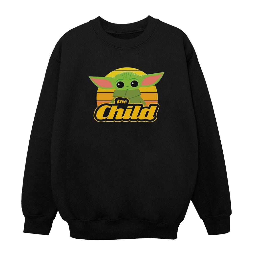 STAR WARS Girls The Mandalorian The Child Retro Sweatshirt