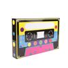 2Pcs 80S 90S Party Favor Boxes Large Cassette Player Party Treat Boxes Boom Cassette Tape Hip Hop Decor For Retro 1980S 1990S Th