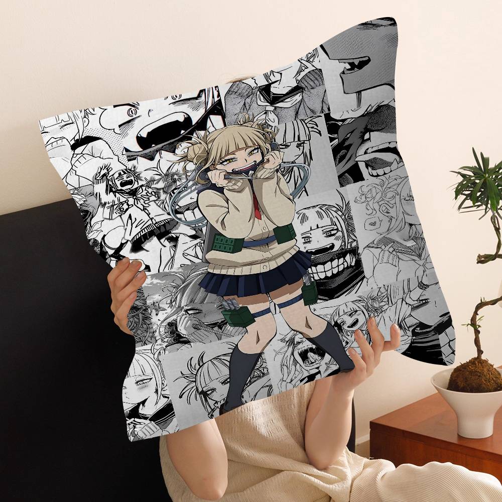 My Hero Academia Himiko Toga Office Cushion Pillowcase Car Cushion CoverXCM Lumbar Pillowcase Sofa Pillowcover