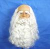 Santa Claus Wig and Beard Set - Holiday Party Costume and Halloween Props