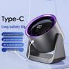 Portable Rechargeable Fan with Long Battery Life for Dormitory, Office, or Wall Mounting