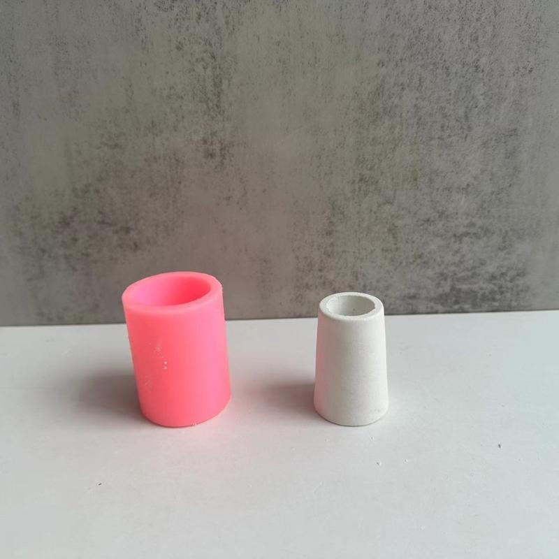 DIY Casting Mould Cylinders Candle Holder Silicone Crafts Pendants 3D Cylinders Holder Moulds Candle Decorations Tool
