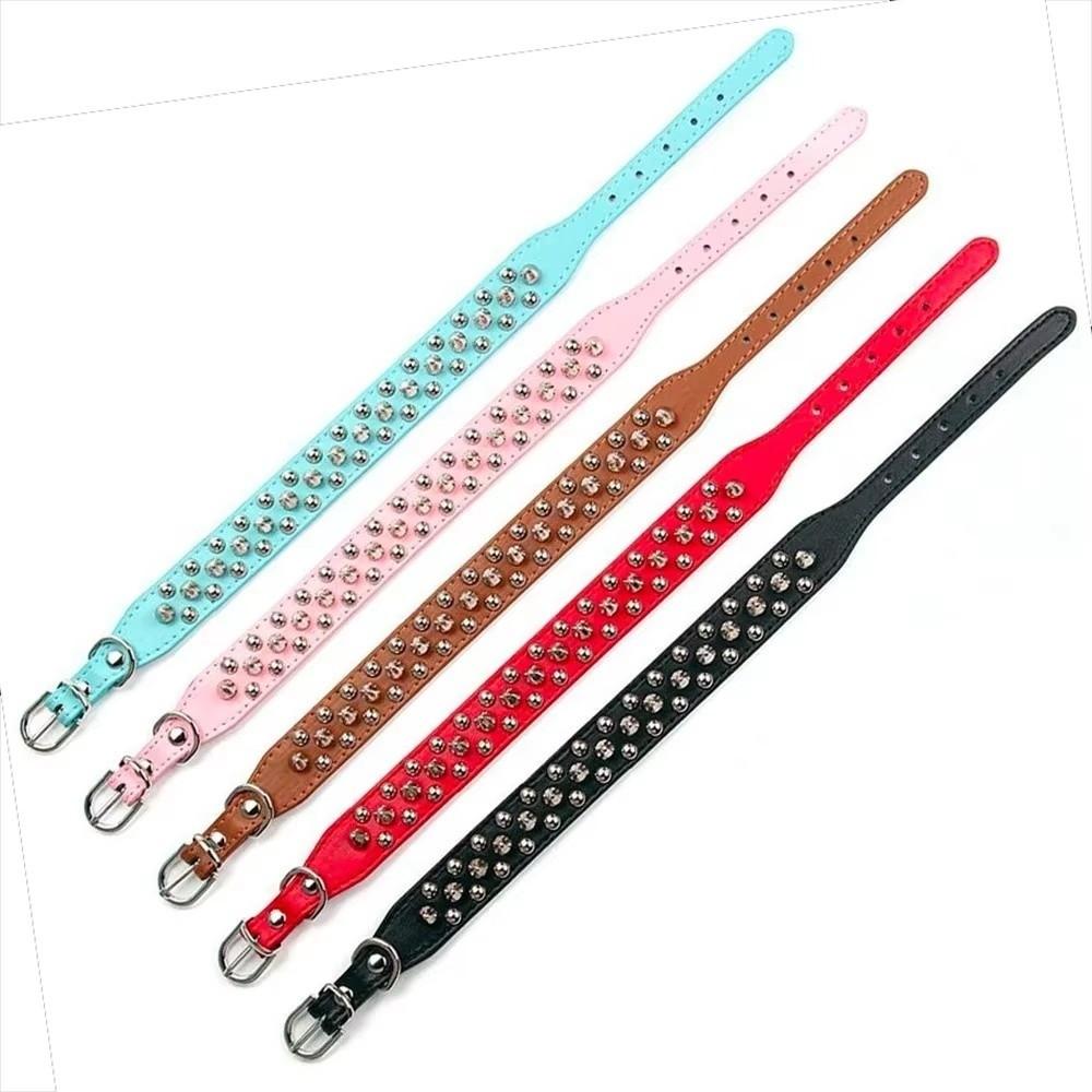 Anti-Bite Spiked Pet Dog Collar Padded Design Studded Pet Collar For Bulldog Pug Puppy