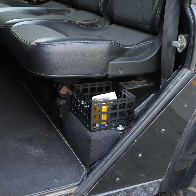 Aluminum Alloy For Land Rover Defender 2026-2018 Car Second Row Seat Storage Baskets On Both Sides Car Interior Accessories