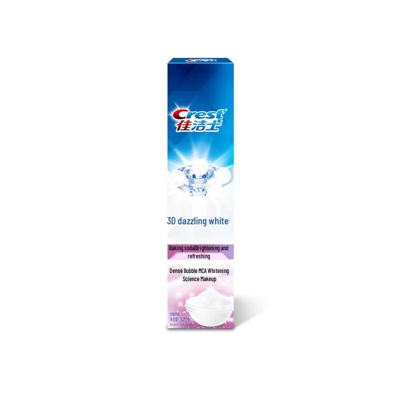 

Crest 3D White Foaming Baking Soda Toothpaste