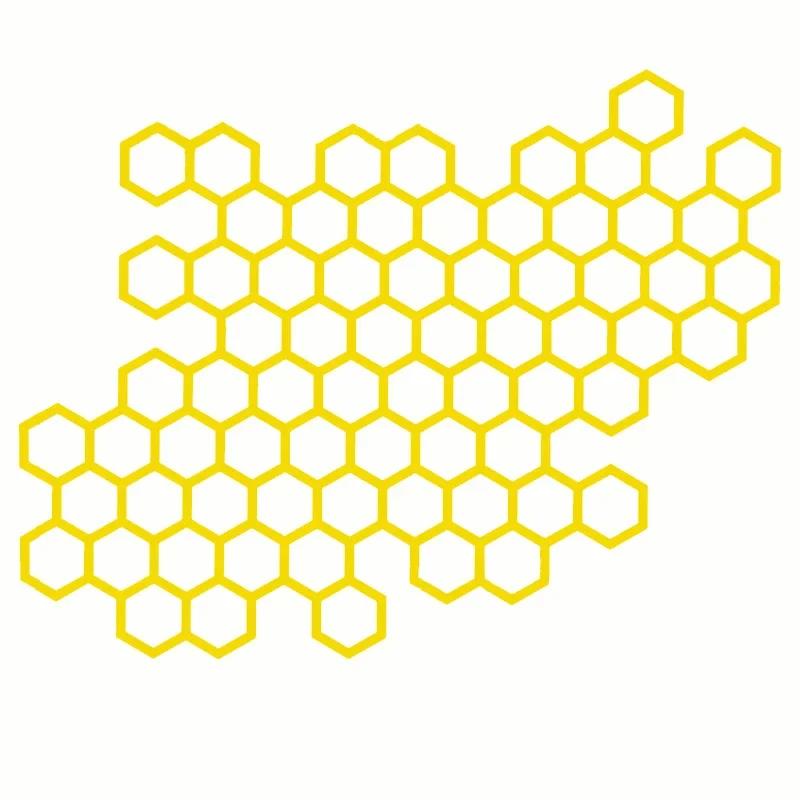 

Honeycomb Open Style Car Stickers for Auto Window Body Motorcycle Cool Modified Tail Lights Stickers Racing Helmet Vinyl Decals 15.4X12.2cm
