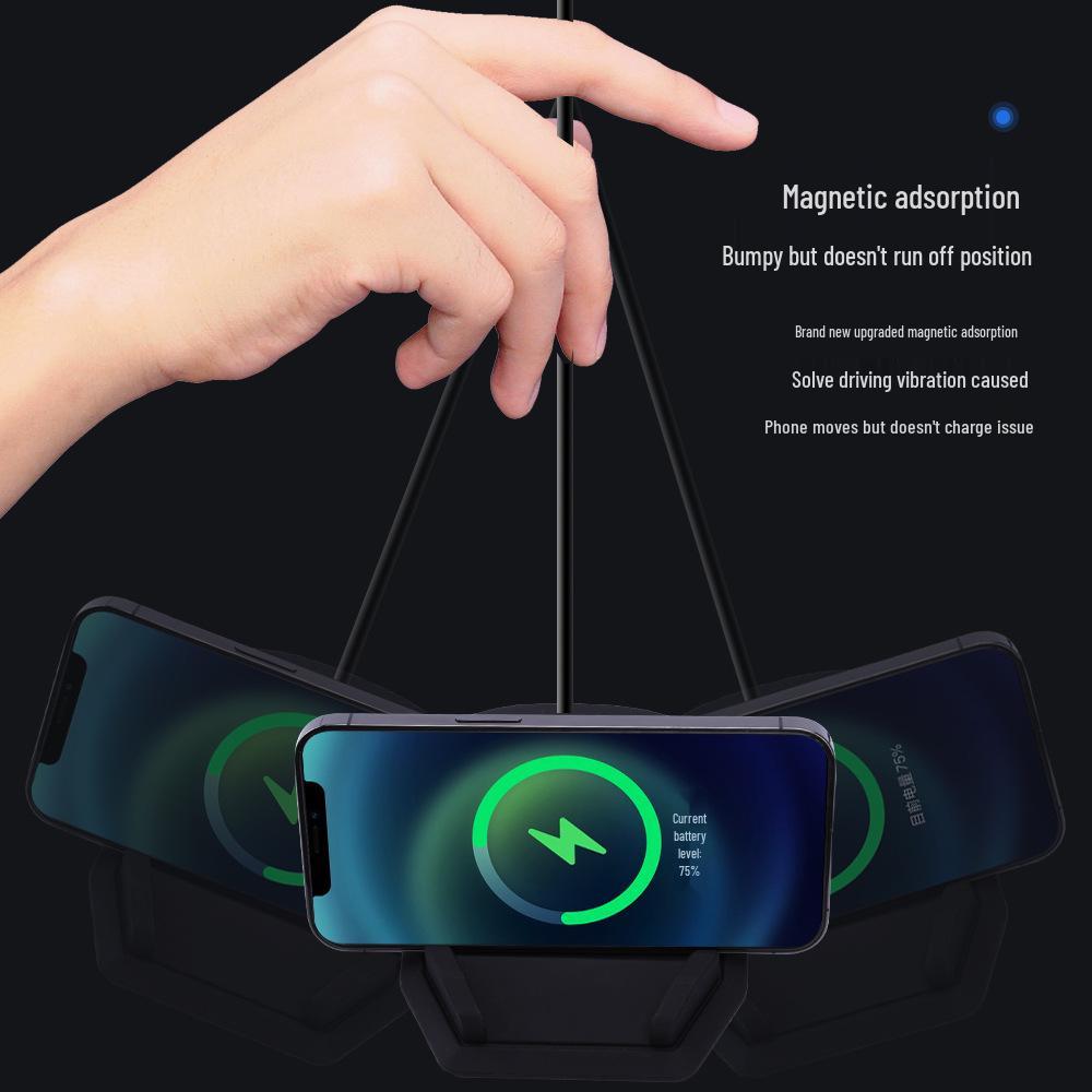 Magnetic Wireless Car Charger & Holder for Apple 13/12/14 - Fast Charging
