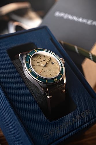 Spinniker Fluss SP-5055-0G Men's Watch, Brown [Parallel Import]