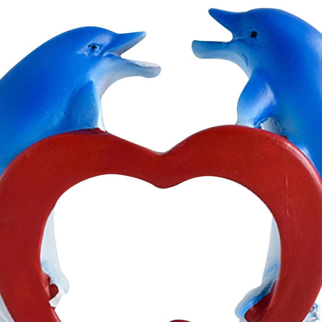 Delphin Statue Figurine Sammeln Dekorationen Schreibtisch Kuchen Topper Harz Figur Meer Tier Skulptur
