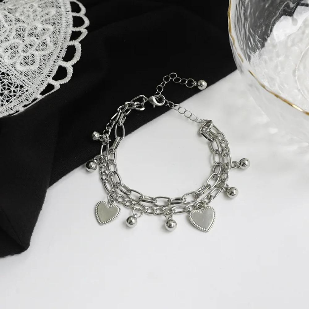 Alloy Jewelry Accessories Steel Ball Bean Bead Chain Trend Bracelets Travel