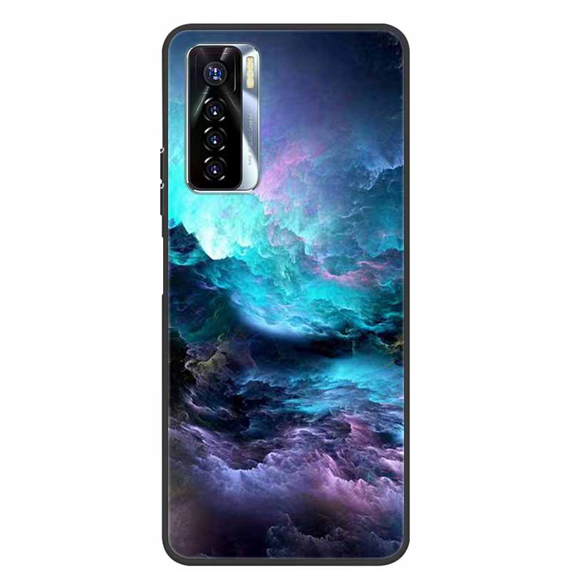 For Tecno Camon 17 Pro Case Soft Silicone Fundas Back Cover For Tecno Camon 17P 2021 Phone Case Camon17 Pro 6.8 inch TPU Cover