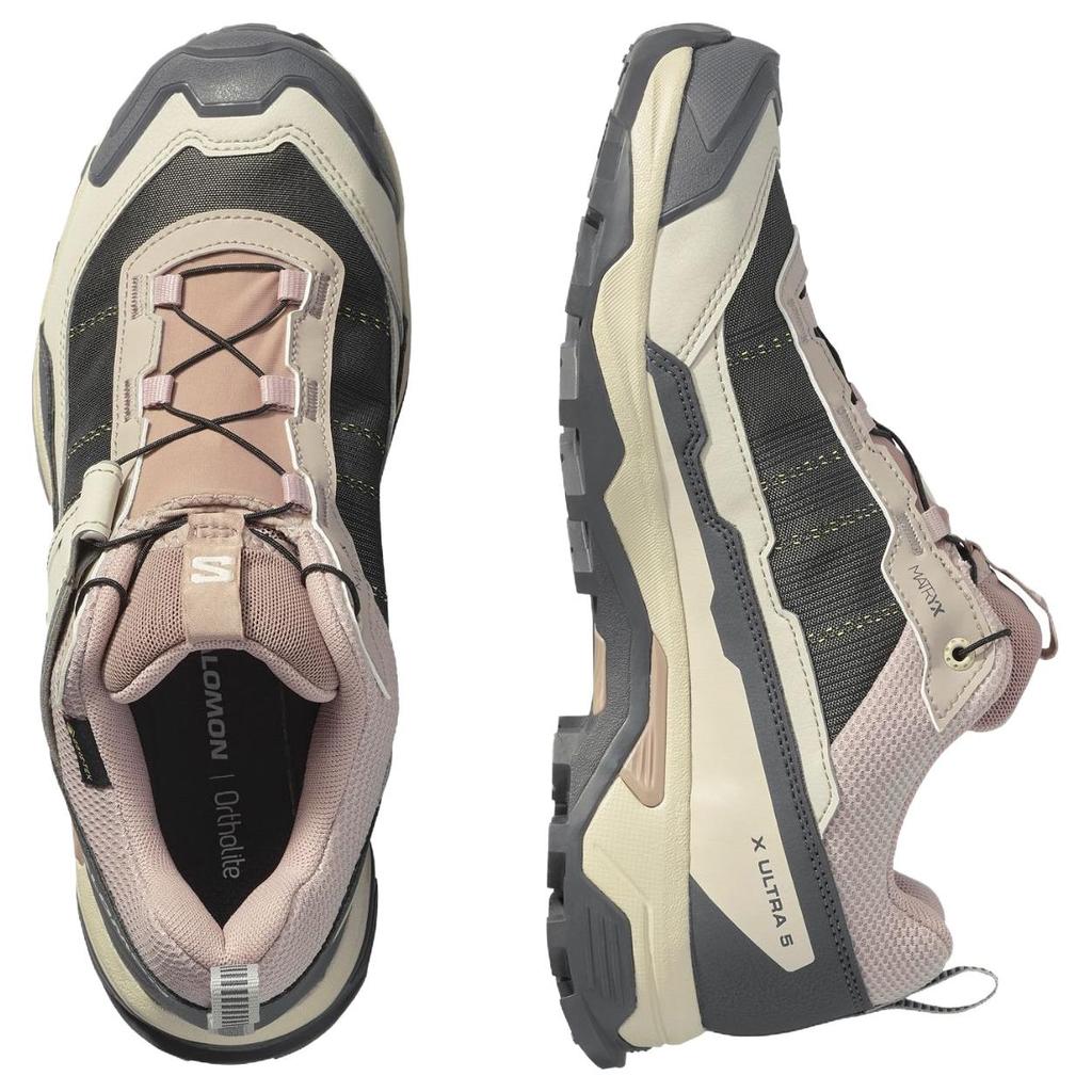 SALOMON X Ultra 5 Gtx Comfortable Versatile Non-Slip Supportive Traction Hiking Shoes Women Hiking Shoes Brown 478547
