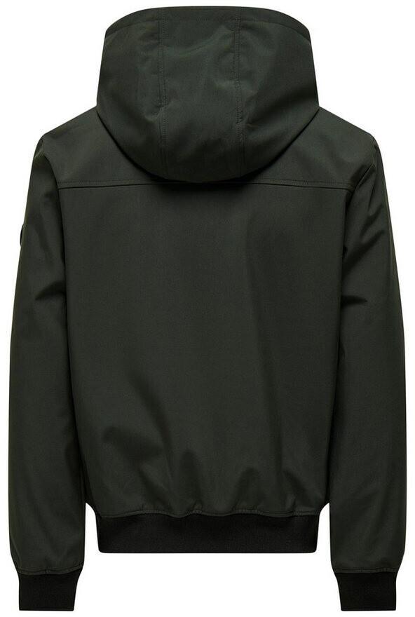 Демисезонная куртка Only & Sons Onsbowie Softshell Bomber Noos (22029276) peat