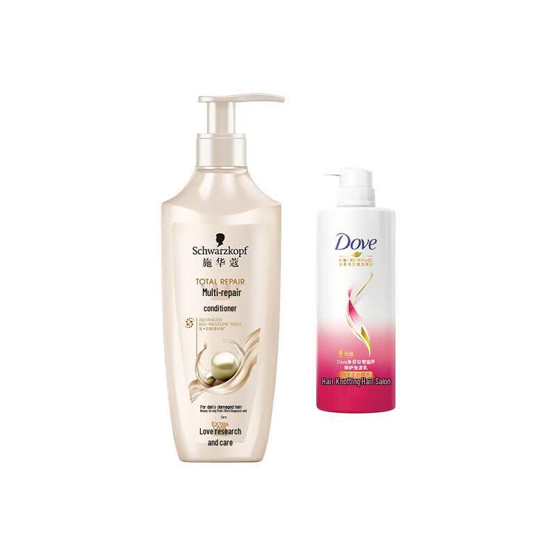 Schwarzkopf Repair Conditioner & Dove Daily Shampoo Set