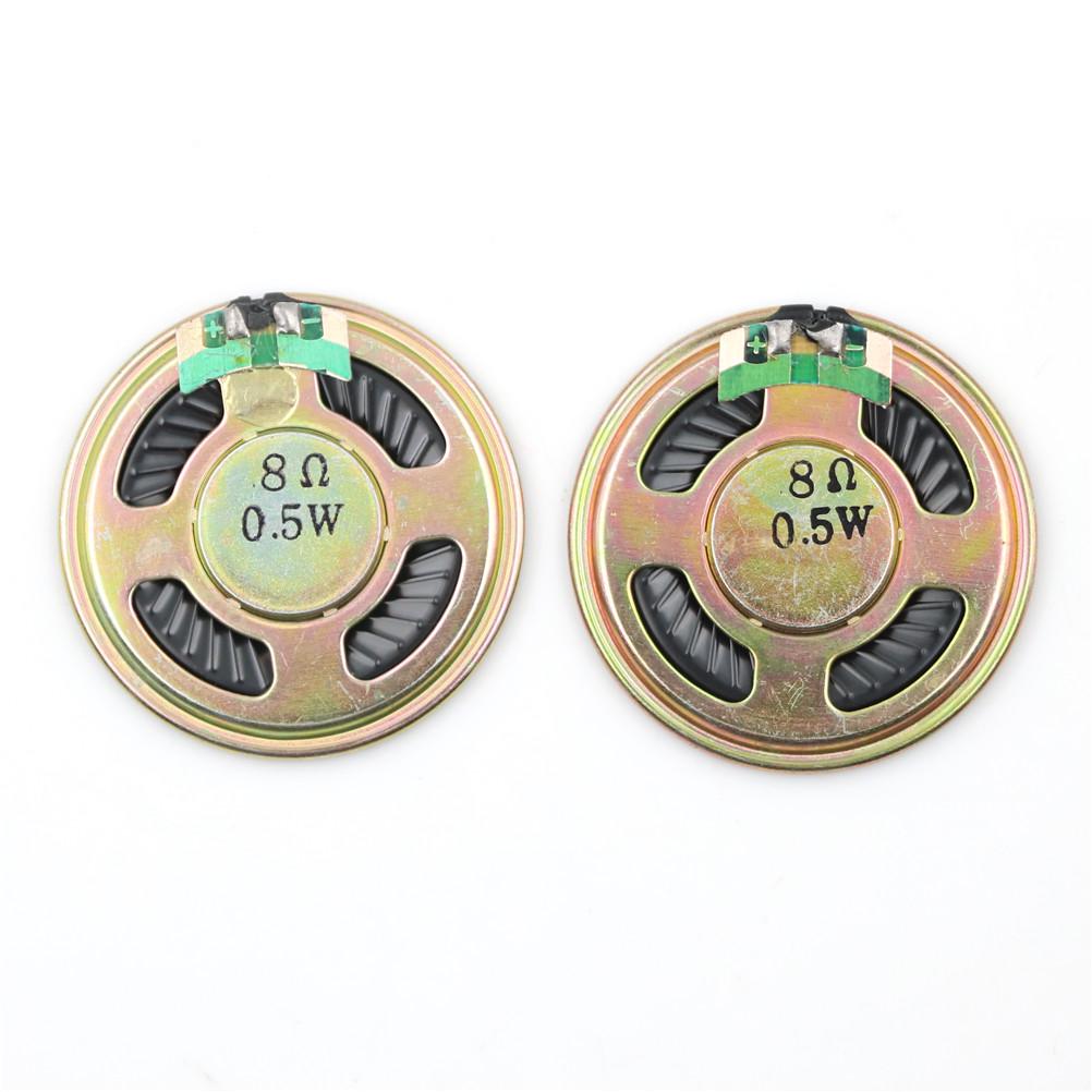 2pcs New 40mm 8Ohm 8Ω 3W Full Range Audio Speaker Stereo Woofer Loudspeaker