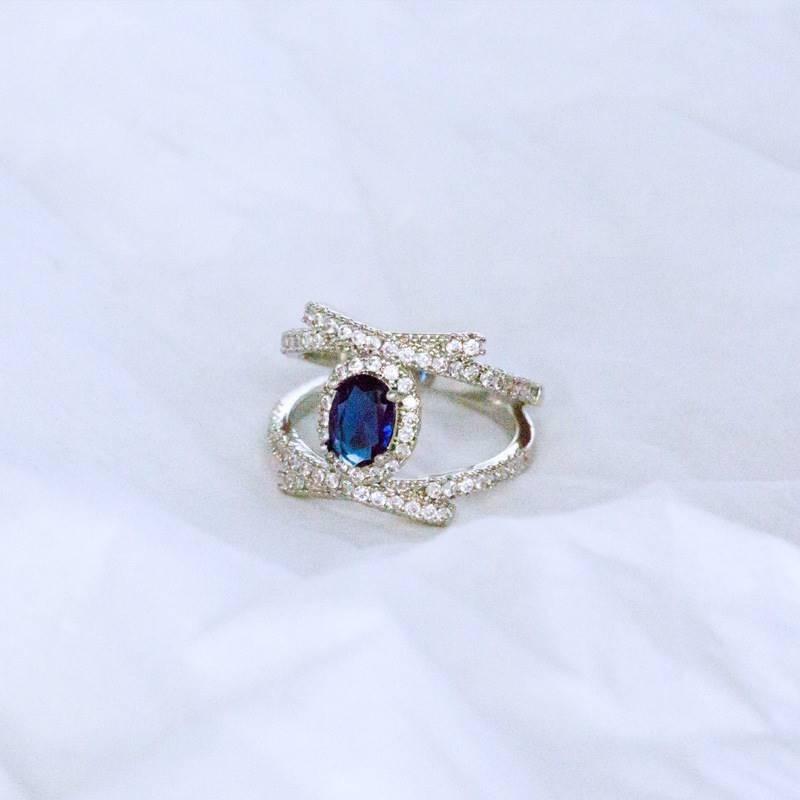 Cute European And American Style Oval Ring With Micro-inlaid Zircon Hot Selling New Fashion Ring