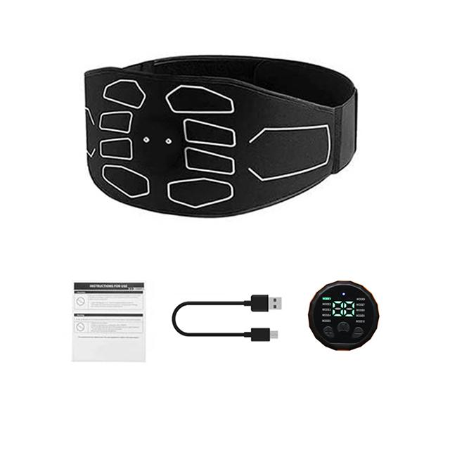 

Ems Abdominal Toning Belt Abs Muscle Stimulator Massage Home Fitness Workout Equipment Body Abdomen Waist Exerciser Weigh Lose