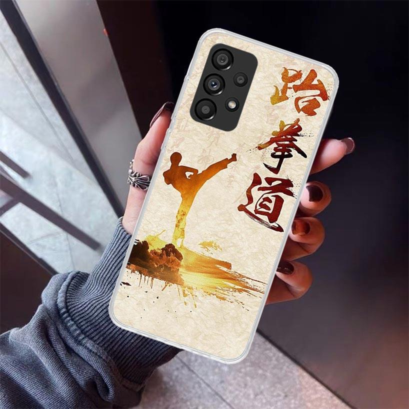 

Kungfu Taekwondo Phone Case For Samsung Galaxy A12 A52S A42 A32 A22 A51 A50 Note 20 Ultra 10 S10 Plus A71 A70 A31 A30 A10S Galax Samsung A22 4G