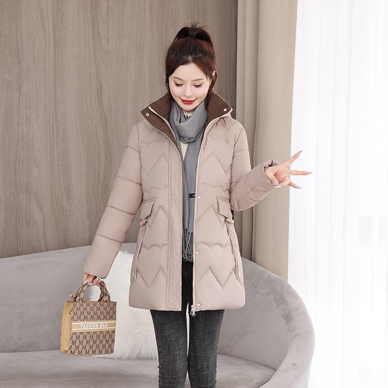 

Модное свободное длинное хлопковое пальто для женщин больших размеров XXL хаки