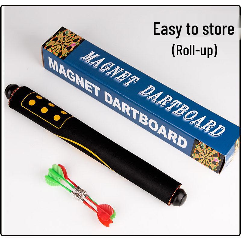 Children's Safety Double-Sided Magnetic Dartboard Set for Home Use