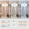 Modern Design E27 Screw Fan Light Simple Practical Indoor Multifunction Suspension With Remote Control Smart Fan Light