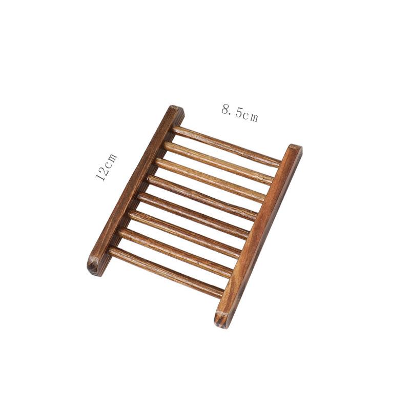 Vasă de săpun cu drenare automată Suport pentru săpun Tavă Suport pentru săpun din lemn Baie Artizanat manual Vasă pentru săpun din lemn Păstrați barele de săpun curat uscat